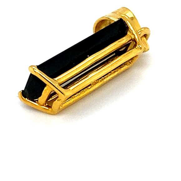 Green Tourmaline 2.38ct Solid 18K Gold Pendant - Picture 5 of 7